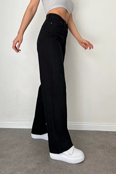 kleshus أوليفيا-ليكرا بنطال جينز عالي الخصر (خصر عالي)