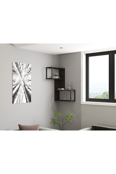 UnicUtil Rafturi perete, Modern Finish, UnicUtil, 84 x 52 x 20 cm, Gri