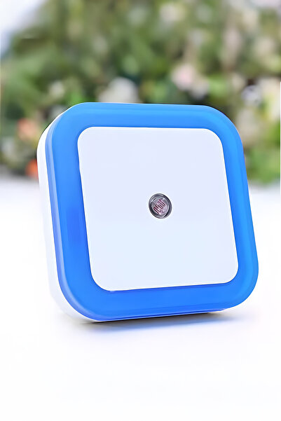 Kacar 1W Fişli Fotoselli Gece lambası Mavi Renk