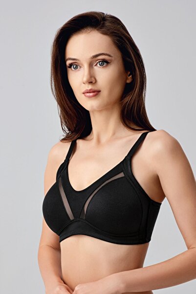C&City C16001 Sutien Minimizer fără sârmă Negru