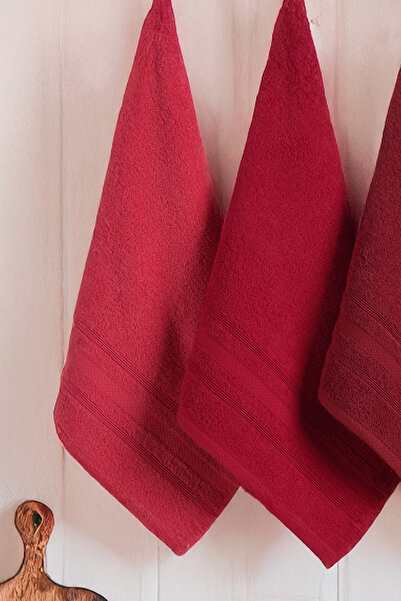 DNZGÜLCAN There Are 4 Towel Set Hand Towel Face Towel 100% Cotton 30X50 cm