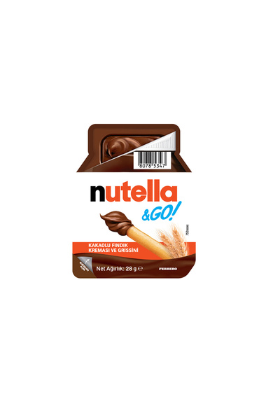 Nutella & go Kakaolu Fındık kreması ve Grissini 28gr