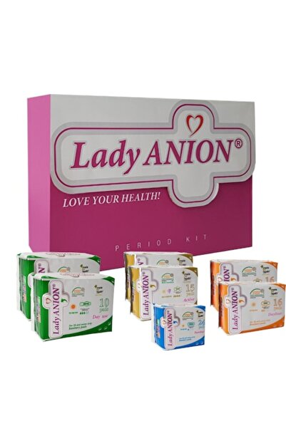 Lady Anion Set Absorbante Lady Anion Period Kit I, 7 pachete, 106 buc