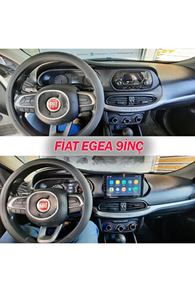 CarSmarT FİAT EGEA 2015/2022 9 İNÇ 4-64 PRO MODEL QLED EKRAN