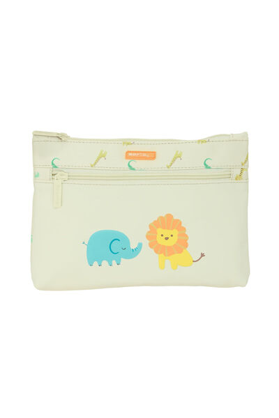 safta Geantă școlară Selva Jungle Bej 23 x 16 x 3 cm