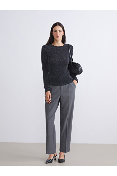 LC Waikiki Rmz Gi̇yi̇m Farkiyla Loose Fit Women's Pleated Pants