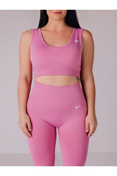 Palmfit By Styli Women Pink Balance Seamless Active Sports Bra