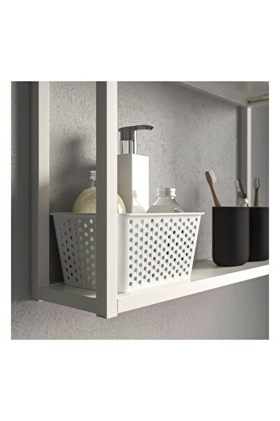 IKEA Plogsvang Sepet Beyaz 15x20x10 Cm