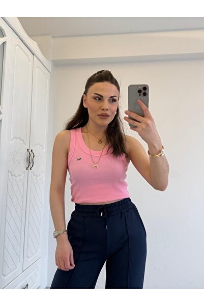 Şulenin Butiği Orjinal Marka Fitilli Atlet Pembe