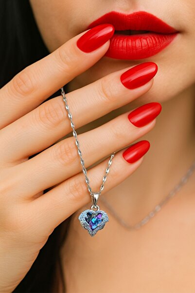 vogutima قلادة نسائية من الفولاذ - قلادة نسائية من الفولاذ المقاوم للصدأ على ...