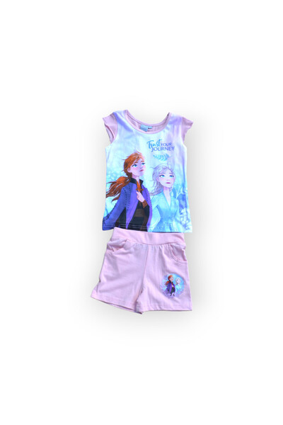 Frozen Two-piece set, t-shirt and shorts, 100% cotton, multicolor, Frozen, Disney