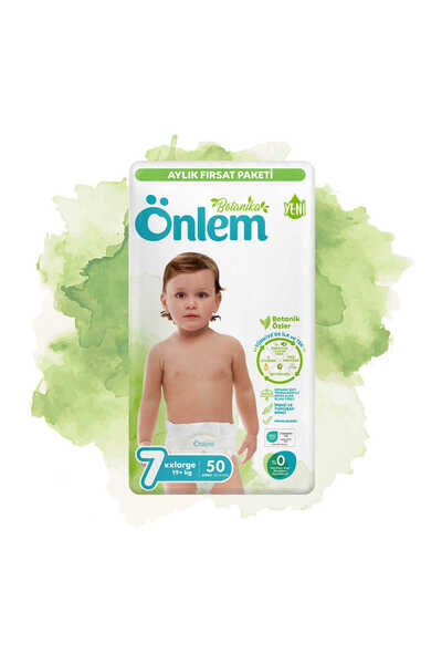 Botanika Bebek Bezi Aylık Fırsat 7 Beden XXLarge 50 Adet (19+ kg)