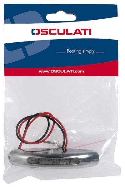 OSCULATI Lumina LED de curtoazie versiune cromata