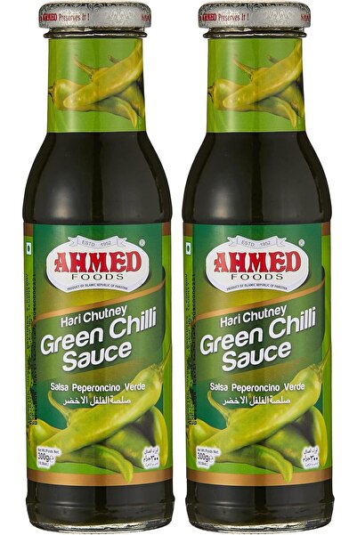 Ahmed Foods Green Chili Sauce, 2 x 300 gm
