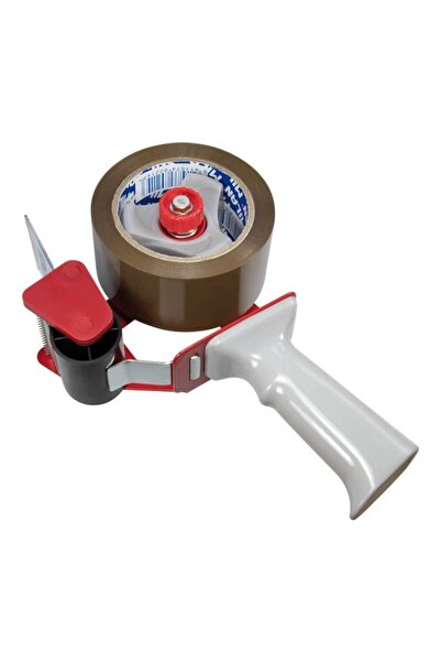 Milan Tape Dispenser, Material Plastic, Color White/Red