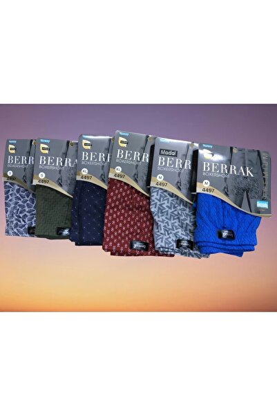 Berrak ЧОЛОВІЧІ МОДАЛЬНІ ЕЛАСТАНОВІ БОКСЕРИ З ВИЗНАЧЕНИМ ВЗОРЦЕМ, 3 ШТУКИ