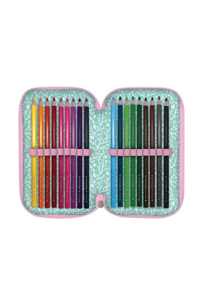 Top Model Santoro Gorjuss Little Mushroom 3 Layer Pencil Bag with Inside Filler 607Gj35