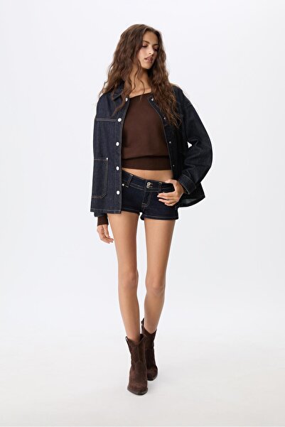 Stradivarius Denim jacket with pockets