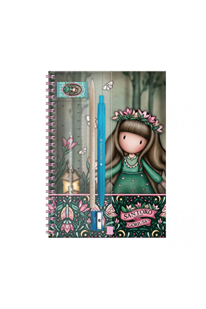 Santoro Gorjuss Woodland Wildflower A5 Defter ve Kırtasiye Seti 1344GJ04
