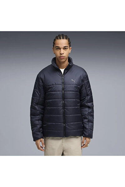 Puma ESS Padded Jacket Lacivert Erkek Mont