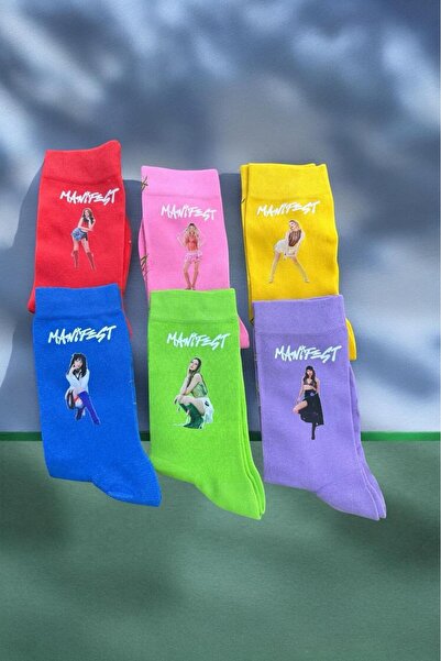 BaisheDesign Manifest Grup 6'LI SET Yüksek Kaliteli Hava Geçirgen DTF Baskılı...