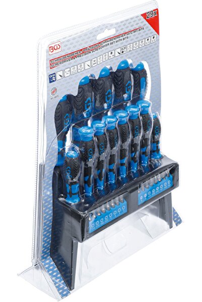 BGS Screwdriver and bit set, 29 pieces,