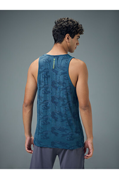 Technosport By Styli Men Jacquard Slim Fit Tank
