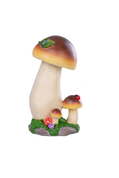 SGTT Decorațiune de grădină, Ciupercă, rășină sintetică, 13,7x11,6x24,7 cm
