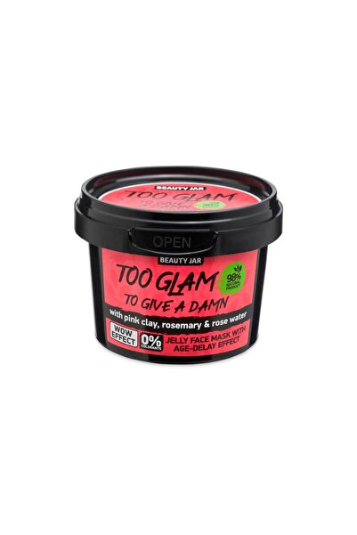 Beauty Jar Mască facială rejuvenator cu argilă roz și apă de trandafiri, Borc...