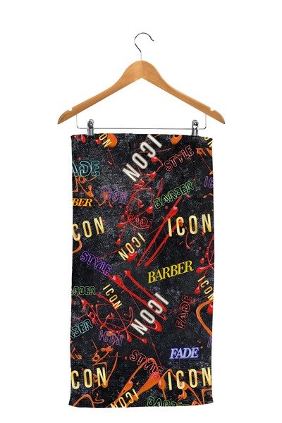 The Barber Fashion Havlu Berber Havlusu Berber Kuaför Özel Havlu Kozmetik Sal...