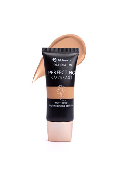 IDA Beauty كريم أساس سائل جلام إت! | لمسة نهائية غير لامعة، خفيف الوزن | حلال، خالٍ من القسوة (كيمي، ٣٥ مل)