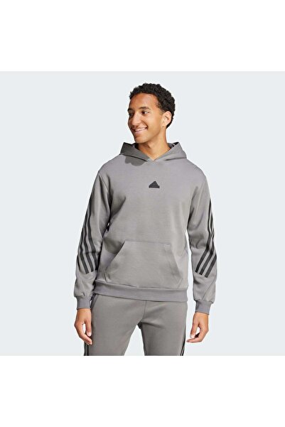adidas Ανδρικό Φούτερ με Κουκούλα Future Icons 3-Ρίγες S