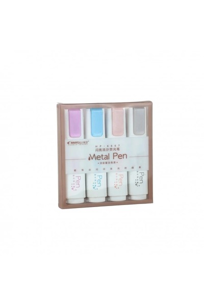 rexa Glitter Bright and Sparkling Markers for Creative Highlighting