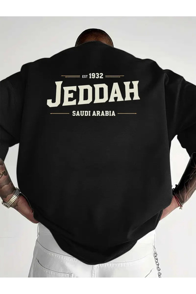 ACTIVE MODA - Men's Saudi Arabia Printed Oversize Tshirt Large Size 06