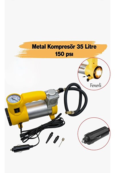 SEGASAN Sega-San Mini Hava Kompresörü 12V Araç Tipi Çakmak Ve Priz Girişli Ko...