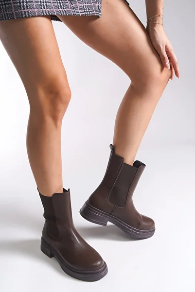 Riccon Vennalue Women's Chealsea Boots 0012702 Brown