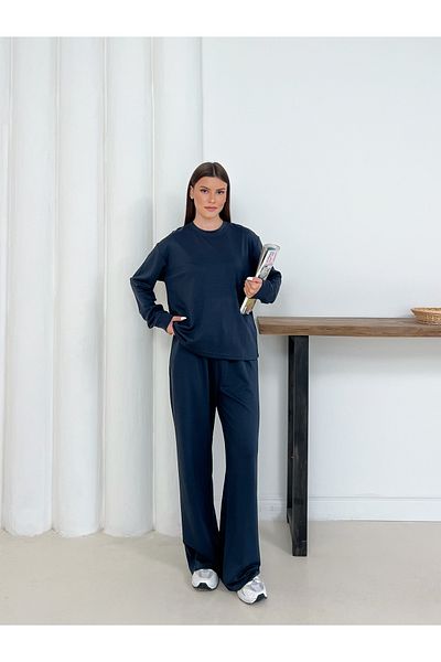 Gameyal Women's Modal Fabric Long Sleeve Sweatshirt Tracksuit Set