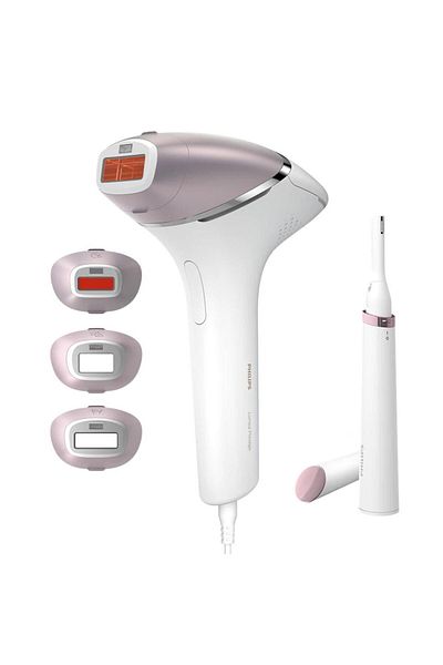 Philips Lumea Prestige IPL Epilator BRI949/00, 250,000 pulses, SmartSkin sensor, trimmer included, pink