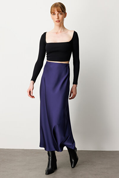 Ekol Maxi Length Flounce Skirt