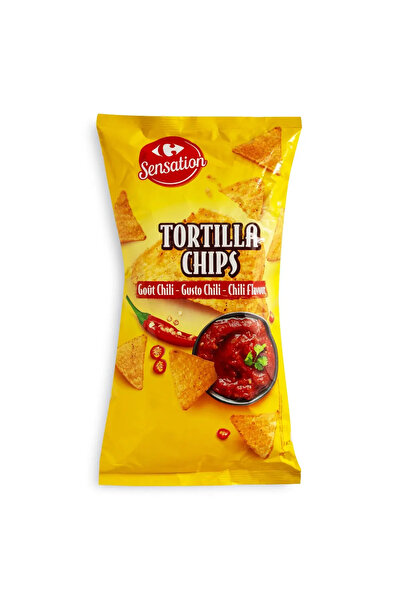 Crf Sensat Chipsuri Carrefour cu aromă de chili 200g