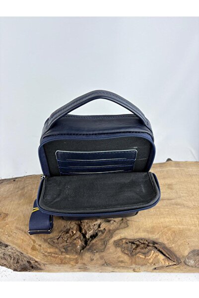 özdemirler deri Сумка з натуральної шкіри телячої синього кольору