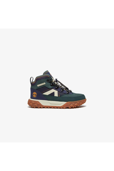 Timberland Greenstride Motion 6 Mid Bungee Waterpro Kids Green Boots Tb0A6Arweo61