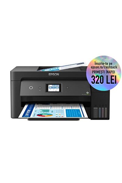 EPSON Tank multifuncțional ECOTANK L14150, cu jet de cerneală, A3+, Fax, Wire...
