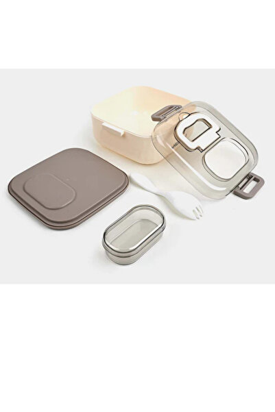 Next Plus Bento Stainless Steel 800ml Single Layer Carry Single Layerlunch Box with Handle