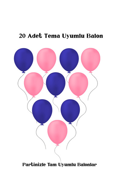 HAPPYLOOPPARTY Her Konsepte Yakışan Tema Uyumlu Doğum Günü Parti Balonu
