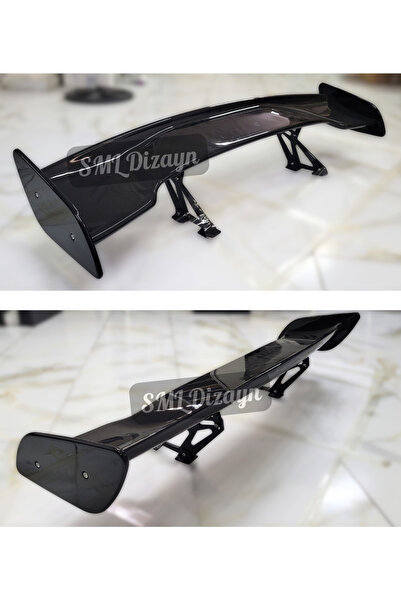 SML Dizayn Honda Civic Fd6 Yüksek Spoiler GT Spoyler Kanat Parlak Siyah Plastik 2006-2011