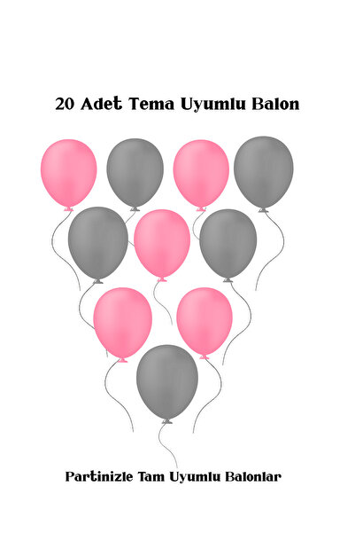 HAPPYLOOPPARTY بالون حفلة عيد ميلاد متوافق مع كل المفهوم