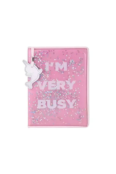 Syloon دفتر ملاحظات وردي بغطاء مائي مقاس A5 SM062601