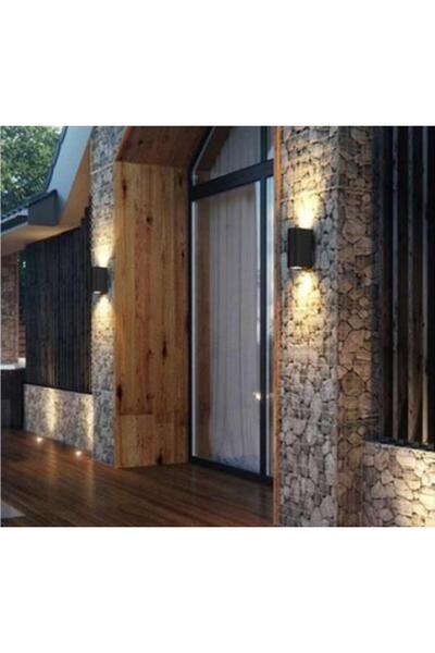 Cata 2x6W Siyah Solomon Dış Mekan Led Duvar Apliği Günışığı CT-7064