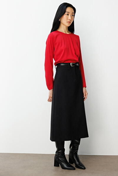 Ekol Midi Skirt with Waist Belt